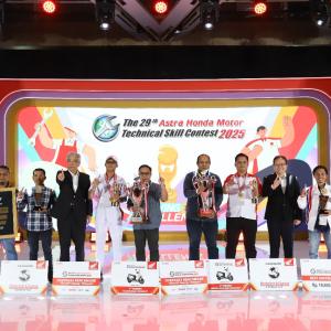 Konsisten Cetak Insan Layanan Unggul, AHM Gelar Technical Skill Contest 2025